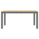 vidaXL Panama 4 részes szürke tömör fenyőfa étkezőgarnitúra