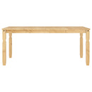 vidaXL Panama 5 részes tömör fenyőfa étkezőgarnitúra