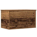 vidaXL Tároló Doboz tárolóval Öreg fa 60 x 35 x 35 cm Faanyag