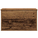 vidaXL Tároló Doboz tárolóval Öreg fa 60 x 35 x 35 cm Faanyag