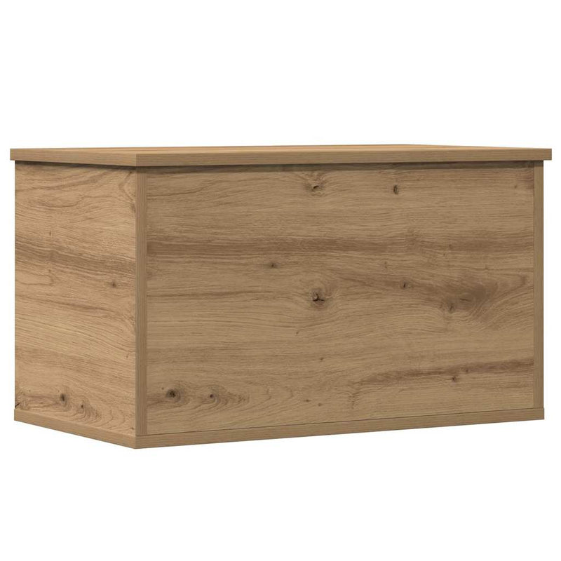 vidaXL Tároló Doboz tárolóval kézműves tölgy 60 x 35 x 35 cm Faanyag