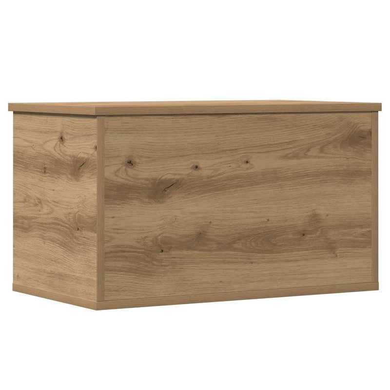 vidaXL Tároló Doboz tárolóval kézműves tölgy 60 x 35 x 35 cm Faanyag
