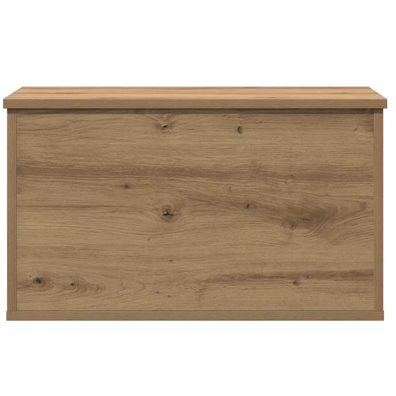 vidaXL Tároló Doboz tárolóval kézműves tölgy 60 x 35 x 35 cm Faanyag