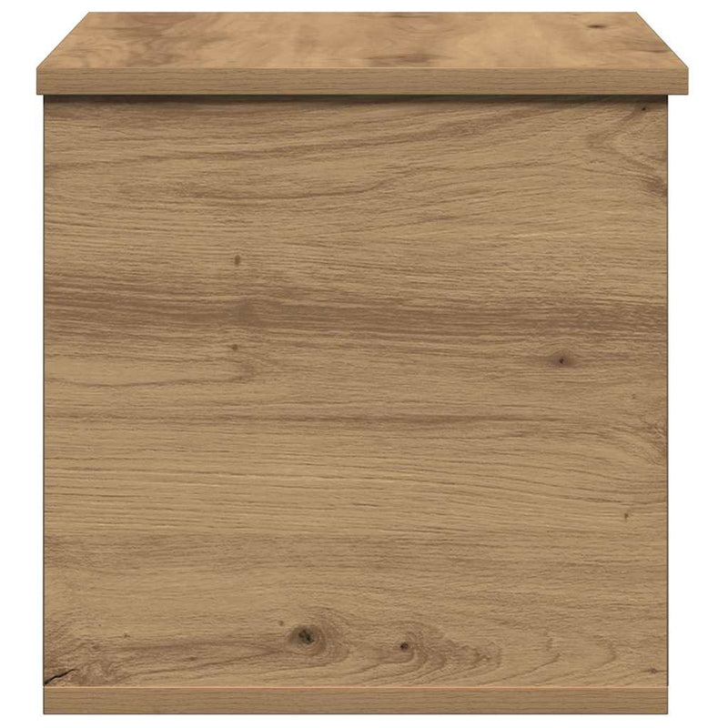 vidaXL Tároló Doboz tárolóval kézműves tölgy 60 x 35 x 35 cm Faanyag