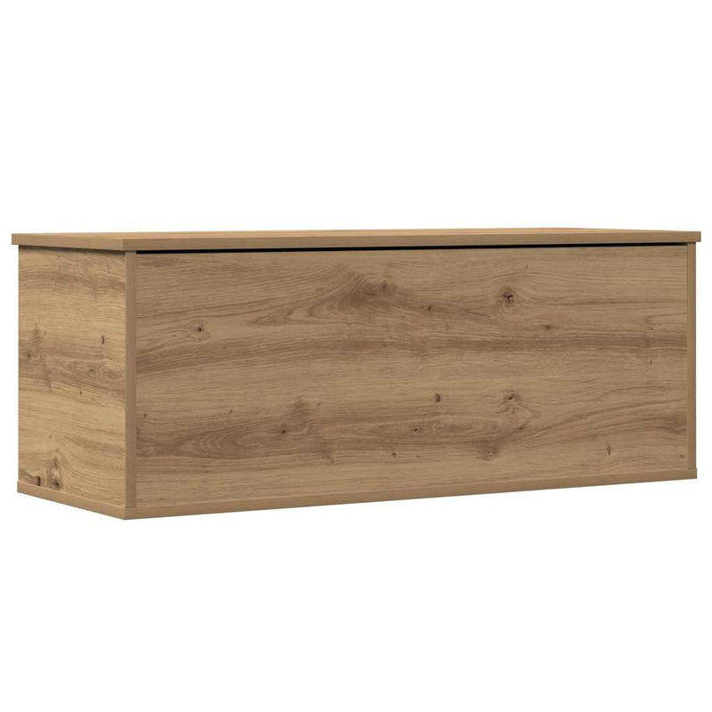 vidaXL Tároló Doboz tárolóval kézműves tölgy 90 x 35 x 35 cm Faanyag