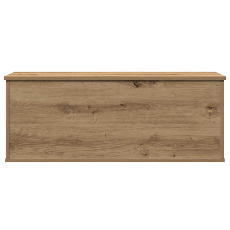 vidaXL Tároló Doboz tárolóval kézműves tölgy 90 x 35 x 35 cm Faanyag