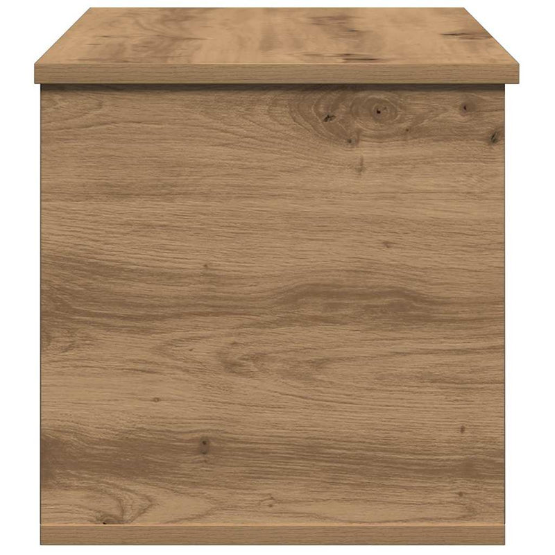 vidaXL Tároló Doboz tárolóval kézműves tölgy 90 x 35 x 35 cm Faanyag