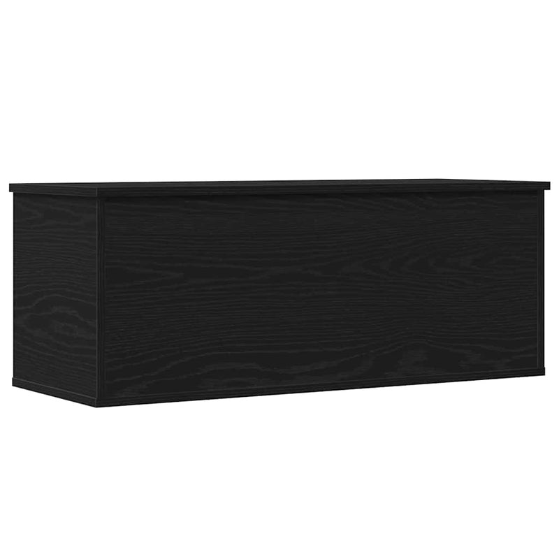 vidaXL Tároló Doboz tárolóval Musta tammi 90 x 35 x 35 cm Faanyag
