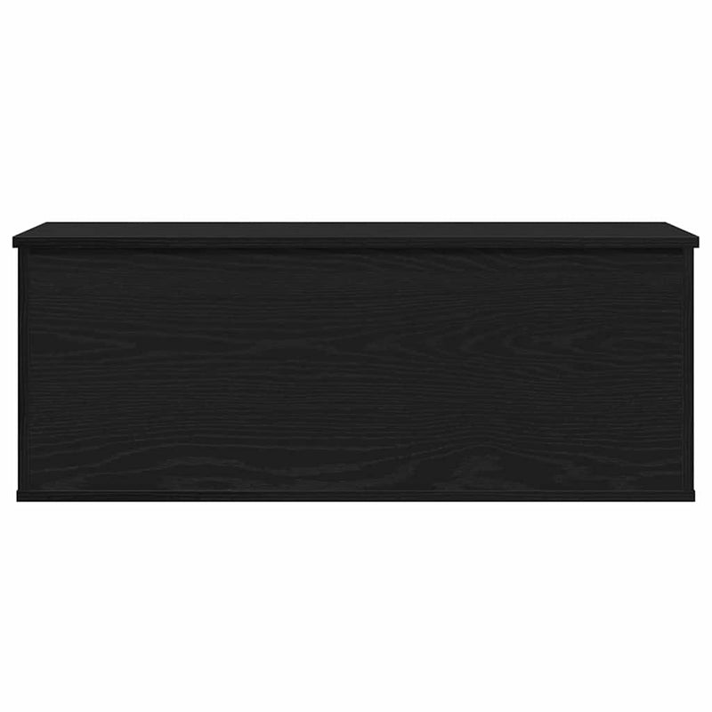 vidaXL Tároló Doboz tárolóval Musta tammi 90 x 35 x 35 cm Faanyag