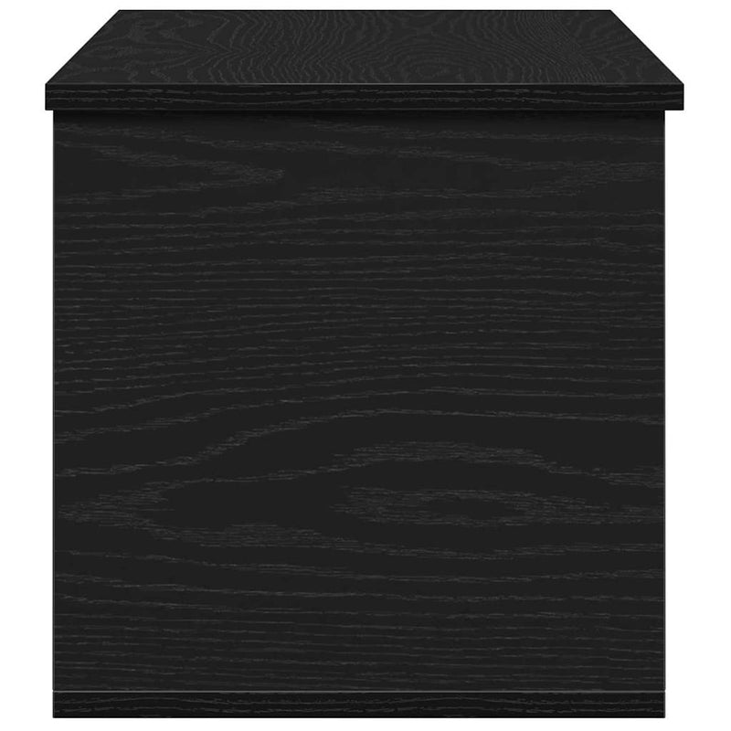 vidaXL Tároló Doboz tárolóval Musta tammi 90 x 35 x 35 cm Faanyag