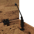 vidaXL Tároló Doboz tárolóval Öreg fa 102 x 35 x 35 cm Faanyag