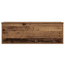 vidaXL Tároló Doboz tárolóval Öreg fa 102 x 35 x 35 cm Faanyag