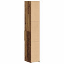 vidaXL Könyvszekrény fiókkal Öreg fa 30 x 42.4 x 185.2 cm