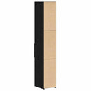 vidaXL Könyvszekrény fiókkal Fekete tölgy 30 x 42.4 x 185.2 cm