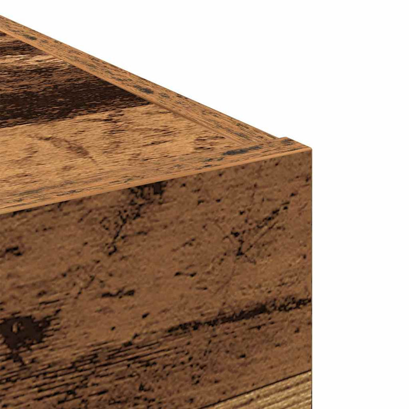 vidaXL Old Wood 30x42,5x93 cm Mérnöki Fa Szekrény
