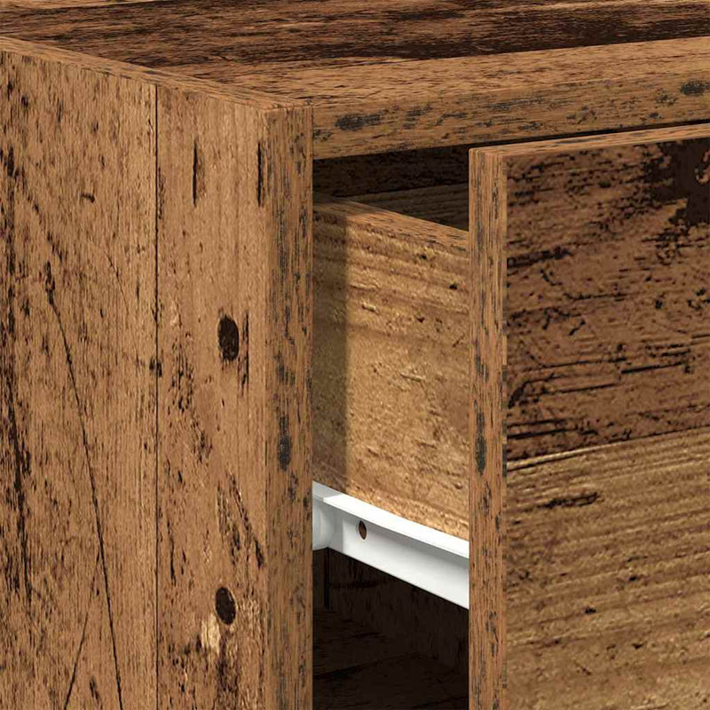 vidaXL Old Wood 30x42,5x93 cm Mérnöki Fa Szekrény