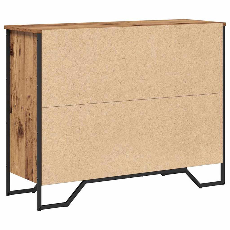 vidaXL Komód Régi fa 97 x 32,5 x 74,5 cm Faanyag