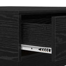 vidaXL Dohányzóasztal Fekete tölgy 90 x 90 x 28 cm Faanyag