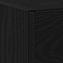 vidaXL Fürdőszoba Székény fiókkal Fekete tölgy 40 x 37 x 59 cm Faanyag