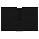 vidaXL Fürdőszoba Székény fiókkal Fekete tölgy 59 x 37 x 59 cm Faanyag