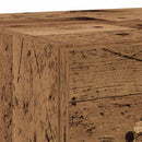 vidaXL Fürdőszoba Székény fiókkal Öreg fa 78 x 37 x 59 cm Faanyag