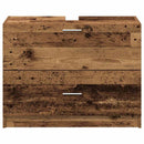 vidaXL Fürdőszoba Székény fiókkal Öreg fa 78 x 37 x 59 cm Faanyag