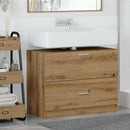 vidaXL Fürdőszoba Székény Artisan tölgy 78 x 37 x 59 cm Faanyag