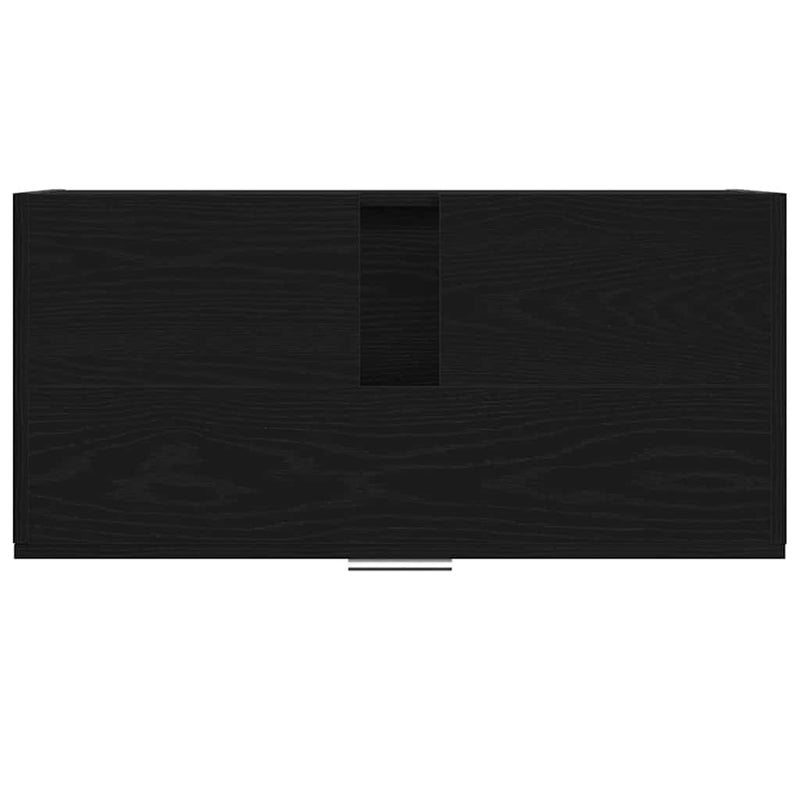 vidaXL Mosdó Szekrény fiókkal Fekete tölgy 78 x 37 x 59 cm Faanyag