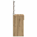 vidaXL Öltözködőasztal fiókkal Artisan tölgy 100 x 40 x 130 cm Faanyag