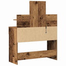 vidaXL Öltözködőasztal fiókkal Öreg fa 100 x 40 x 130 cm Faanyag