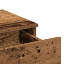 vidaXL Öltözködőasztal fiókkal Öreg fa 100 x 40 x 120 cm Faanyag