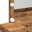vidaXL Öltözködőasztal fiókkal Öreg fa 100 x 40 x 120 cm Faanyag