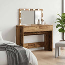 vidaXL Öltözködőasztal fiókkal Öreg fa 100 x 40 x 120 cm Faanyag