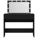 vidaXL Öltözködőasztal fiókkal Fekete tölgy 100 x 40 x 120 cm Faanyag