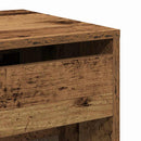 vidaXL Sminkasztal fiókkal tárolóval Öreg fa 60 x 40 x 75 cm Faanyag