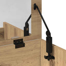 vidaXL Sminkasztal fiókkal kézműves tölgy 60 x 40 x 75 cm Faanyag