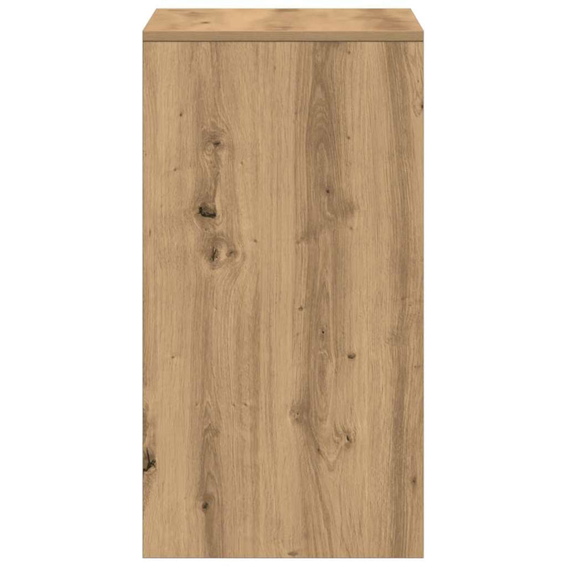 vidaXL Sminkasztal fiókkal kézműves tölgy 60 x 40 x 75 cm Faanyag