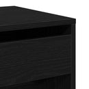 vidaXL Sminkasztal fiókkal Musta tammi 60 x 40 x 75 cm Faanyag