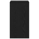 vidaXL Sminkasztal fiókkal Musta tammi 60 x 40 x 75 cm Faanyag