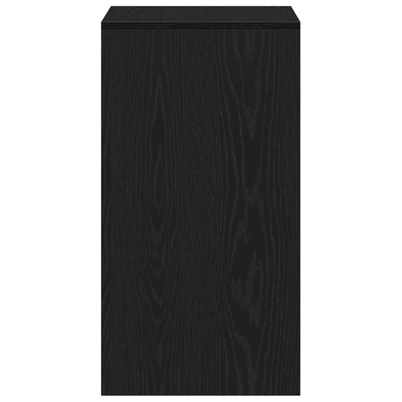 vidaXL Sminkasztal fiókkal Musta tammi 60 x 40 x 75 cm Faanyag