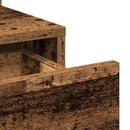 vidaXL Öltöztetőasztal fiókkal Öreg fa 80 x 35 x 132 cm Faanyag