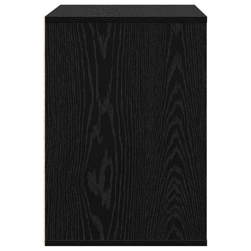 vidaXL Fiókos Szekrény fiókkal Musta tammi 60 x 41 x 58 cm Faanyag