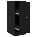 vidaXL Gyógyszertári Szekrény Musta tammi 30 x 41 x 77.5 cm Faanyag