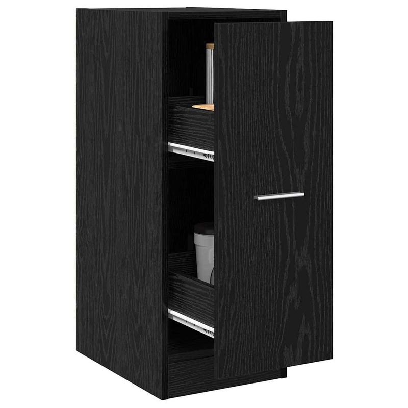 vidaXL Gyógyszertári Szekrény Musta tammi 30 x 41 x 77.5 cm Faanyag