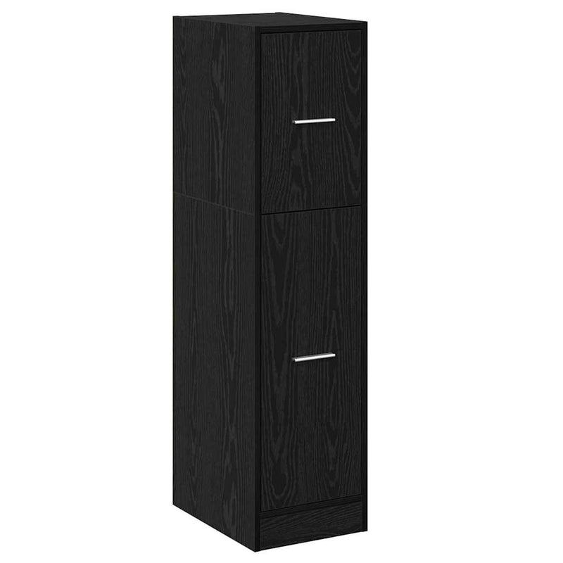 vidaXL Gyógyszertári Szekrény Musta tammi 30 x 41 x 118 cm Faanyag