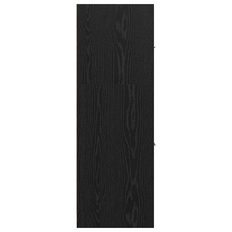 vidaXL Gyógyszertári Szekrény Musta tammi 30 x 41 x 118 cm Faanyag