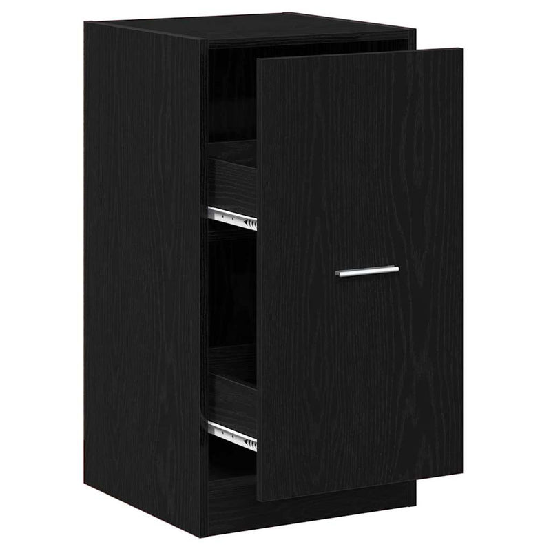 vidaXL Gyógyszertári Szekrény Musta tammi 40 x 41 x 77.5 cm Faanyag