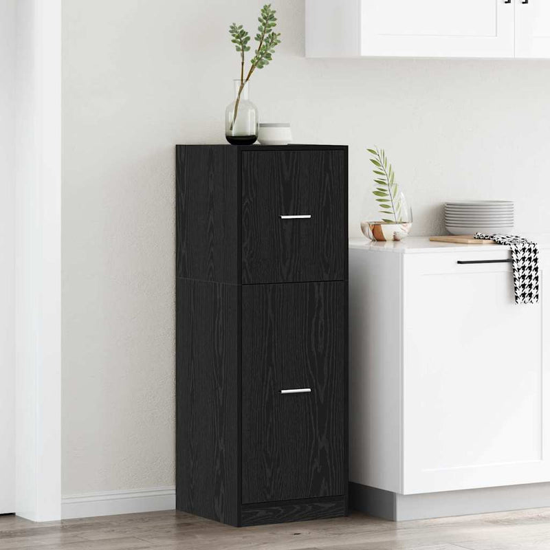 vidaXL Gyógyszertári Szekrény Musta tammi 40 x 41 x 118 cm Faanyag