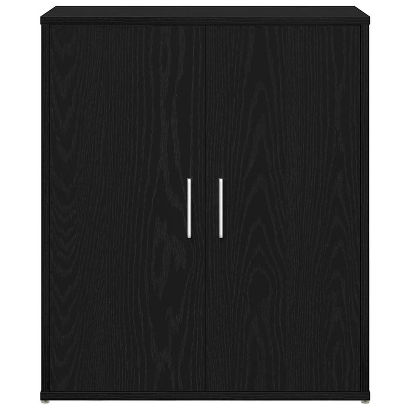 vidaXL fekete tölgy színű szerelt fa tálalószekrény 60 x 31 x 70 cm