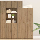 vidaXL Fali szekrény Artisan tölgy 30 x 42.5 x 39.5 cm Faanyag